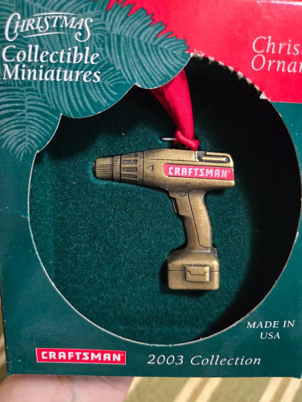 Vintage Sears Craftsman Christmas Ornament